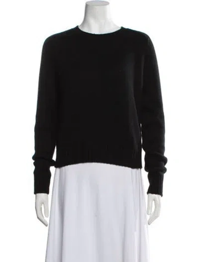 Pre-owned Dior Cashmere Crew Neck Sweater In Black