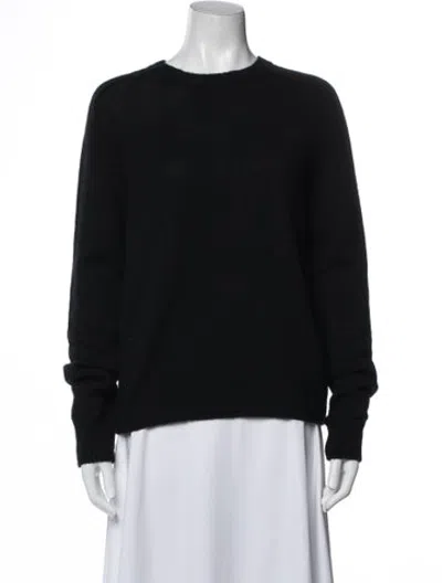 Pre-owned Dior Cashmere Crew Neck Sweater In Black