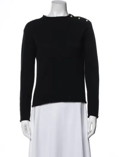 Pre-owned Dior Cashmere Crew Neck Sweater In Black
