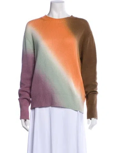 Pre-owned Dior Cashmere Crew Neck Sweater In Multi