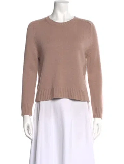 Pre-owned Dior Cashmere Crew Neck Sweater In Neutral