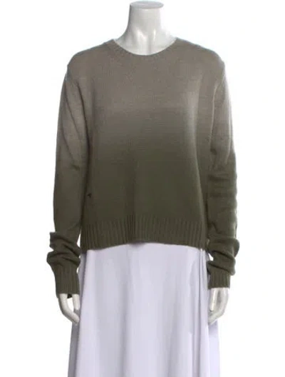 Pre-owned Dior Cashmere Crew Neck Sweater In Neutral