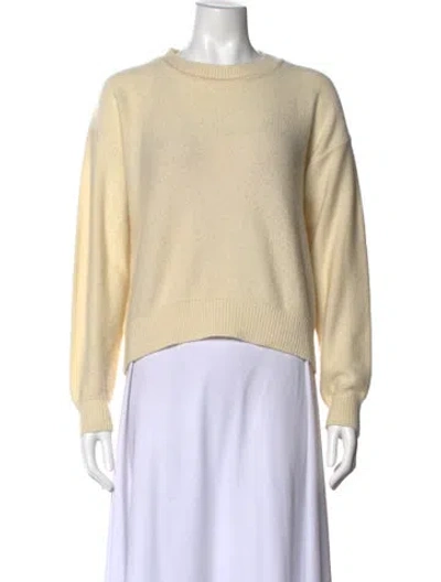 Pre-owned Dior Cashmere Crew Neck Sweater In Neutral