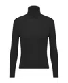 Dior Cashmere High-necked Sweater In Black
