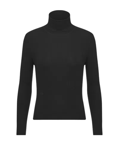 Dior Cashmere High-necked Sweater In Black