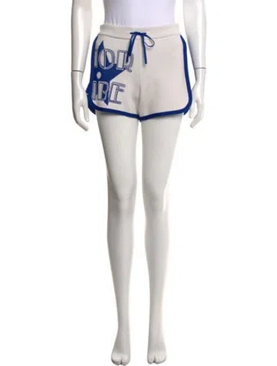 Pre-owned Dior Cashmere Mini Shorts In White