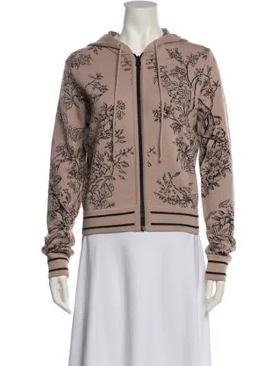 Pre-owned Dior Cashmere Printed Jacket In Neutral