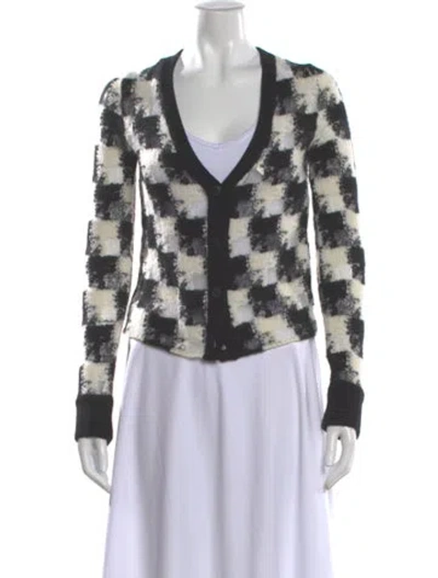 Pre-owned Dior Cashmere Printed Sweater In Multi