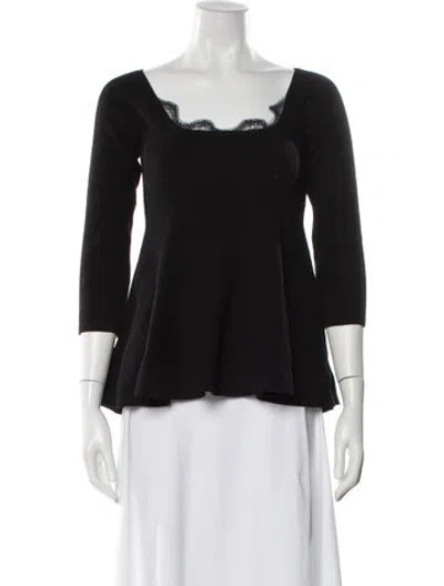 Pre-owned Dior Cashmere Square Neckline Sweater In Multi