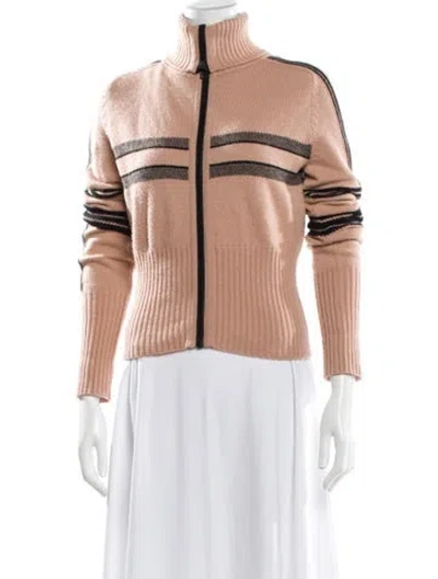 Pre-owned Dior Cashmere Striped Sweater In Pink