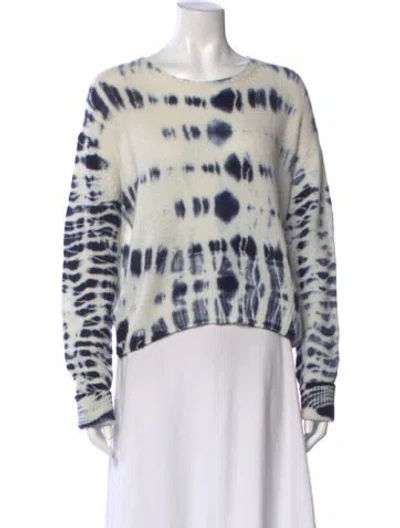 Pre-owned Dior Cashmere Tie-dye Print Sweater In Neutral