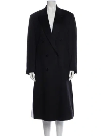 Pre-owned Dior Cashmere Trench Coat In Black