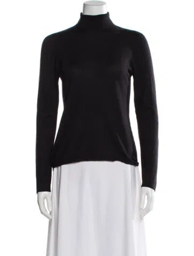 Pre-owned Dior Cashmere Turtleneck Sweater In Black