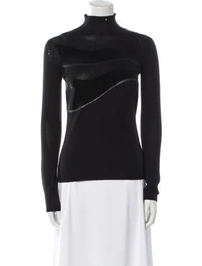 Pre-owned Dior Cashmere Turtleneck Sweater In Black