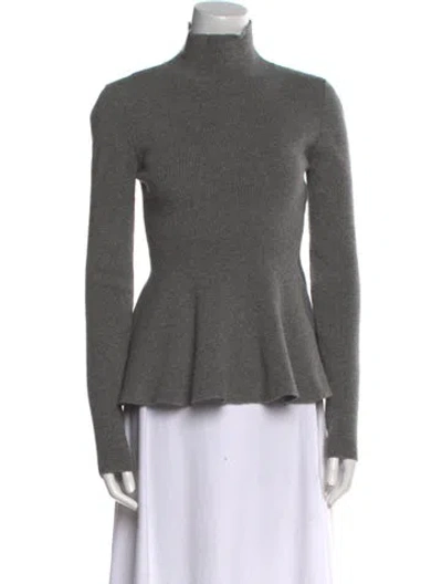 Pre-owned Dior Cashmere Turtleneck Sweater In Gray
