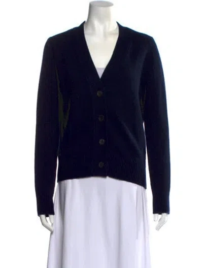 Pre-owned Dior Cashmere V-neck Sweater In Black