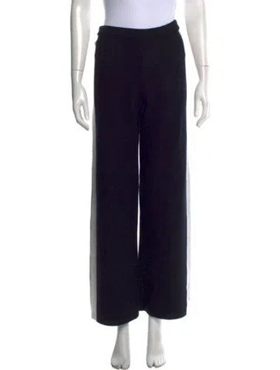 Pre-owned Dior Cashmere Wide Leg Pants In Blue