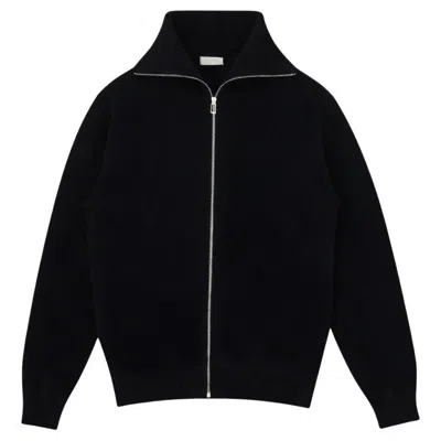 Pre-owned Dior Cashmere Zip-up Cardigan In Black