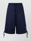 Dior Casual Shorts With Drawstring And Pockets In Blue