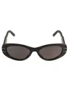 Dior Cat-eye Curved Sunglasses In 01a - Black