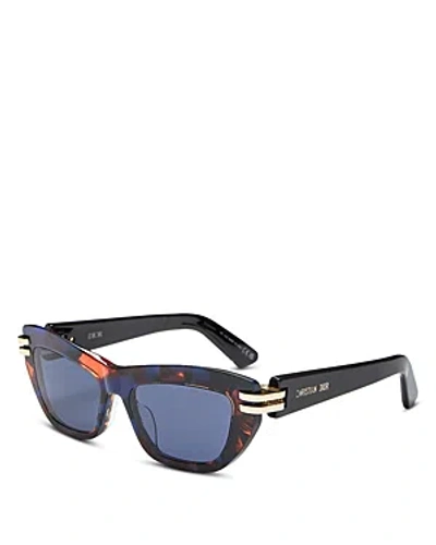Dior Cat Eye Sunglasses, 52mm In Blue