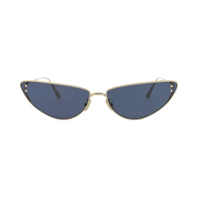 Pre-owned Dior Cat Eye Sunglasses 'gold/blue' | Women's Size Onesize