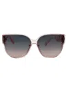 Dior Lady 95.22 R3i 64mm Oversize Round Sunglasses