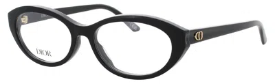 Dior Cat-eye Acetate Eyeglasses In 001 - Shiny Black / Demo