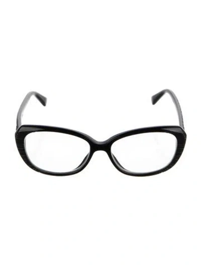 Pre-owned Dior Cat-eye Eyeglasses In Black