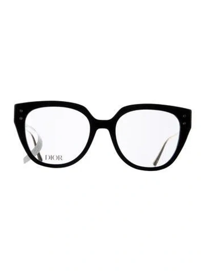 Pre-owned Dior Cat-eye Eyeglasses In Black