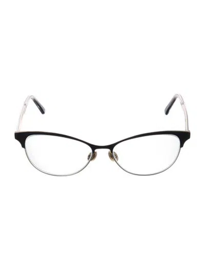 Pre-owned Dior Cat-eye Eyeglasses In Black