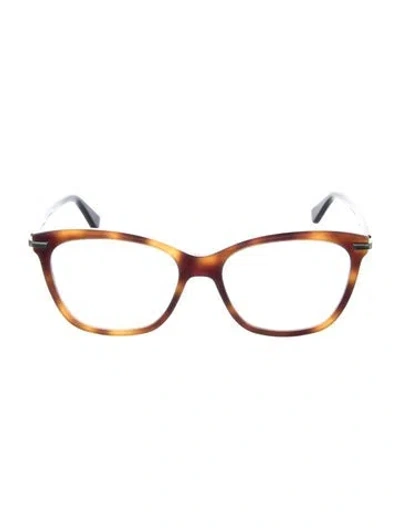 Pre-owned Dior Cat-eye Eyeglasses In Brown