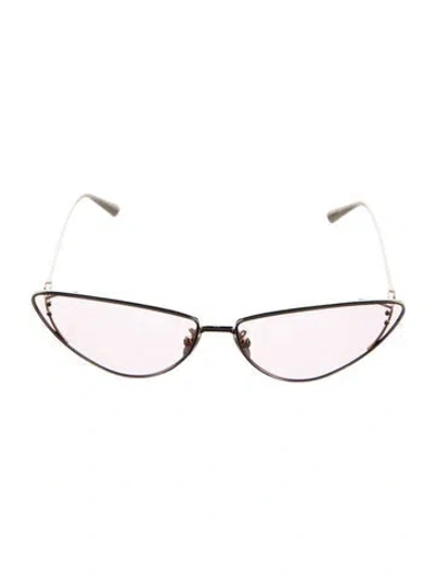 Pre-owned Dior Cat-eye Eyeglasses In Gold