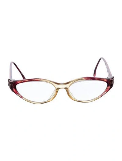 Pre-owned Dior Cat-eye Eyeglasses In Multi