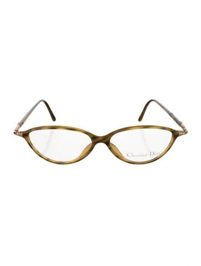 Pre-owned Dior Cat-eye Eyeglasses In Neutral