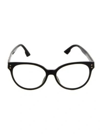 Pre-owned Dior Cat-eye Eyeglasses In Purple