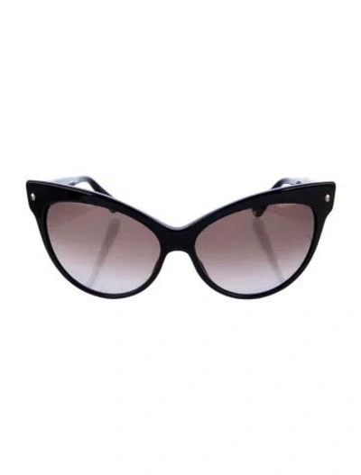 Pre-owned Dior Cat-eye Gradient Sunglasses In Black