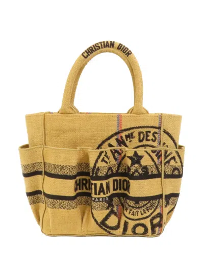 Pre-owned Dior Catherine Tote Bag In Neutral