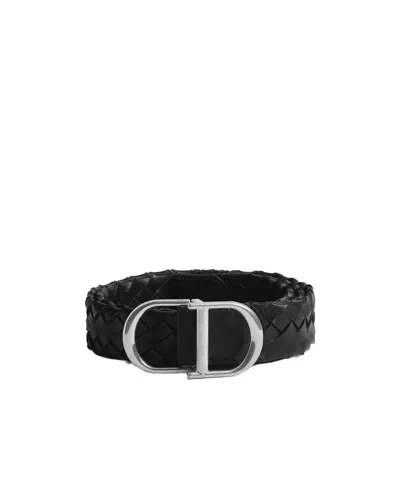Dior Cd Belt In Black
