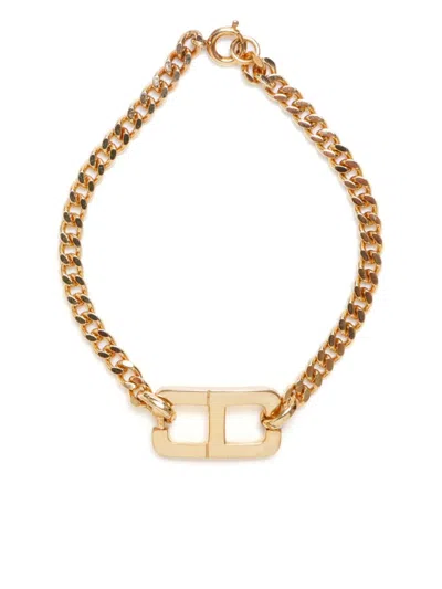 Pre-owned Dior Cd Chain Bracelet In Gold
