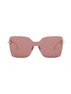 Dior Cd Chain M1u Mask Sunglasses, 140mm
