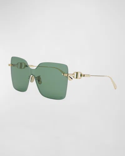 Dior Cd Chain M1u Sunglasses In Green