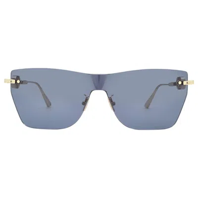 Dior Cd Chain M3u Blue Shield Ladies Sunglasses Cd40162u 10v 00 In ["blue","gold Tone"]