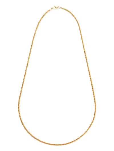Pre-owned Dior Cd Chain Necklace In Gold