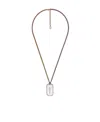 Dior Cd Couture Necklace In Gray