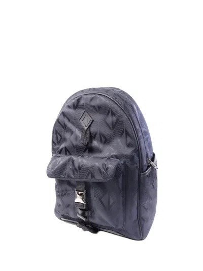 Pre-owned Dior Cd Diamond Backpack In Blue