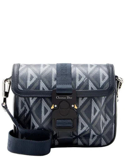 Pre-owned Dior Cd Diamond Coated Hit The Road Mini Shoulder Bag (authentic Pre-loved)