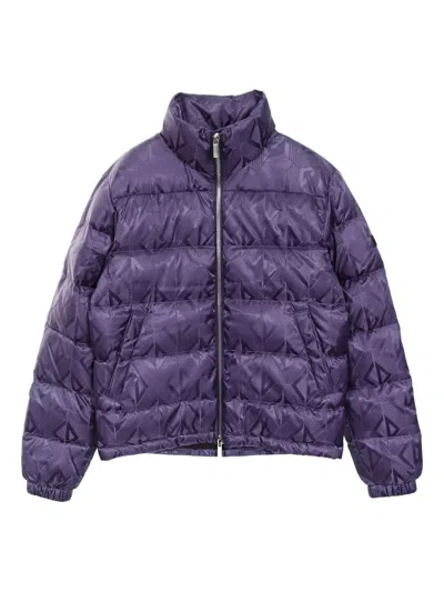 Pre-owned Dior Cd Diamond Down Jacket In Purple