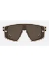 Dior Cd Diamond M1u Sunglasses In Brown