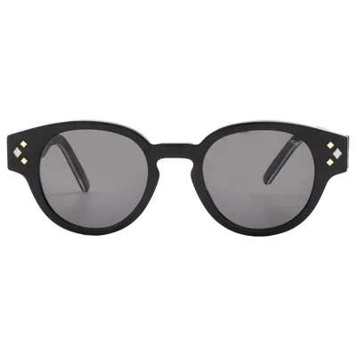 Dior Cd Diamond R2i Smoke Oval Men's Sunglasses Dm40110i 01a 48